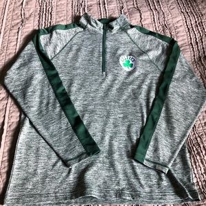 Boston Celtics half zip pullover